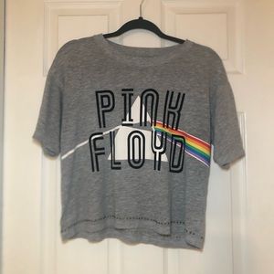 Pink Floyd Cropped T-shirt Women Size Medium